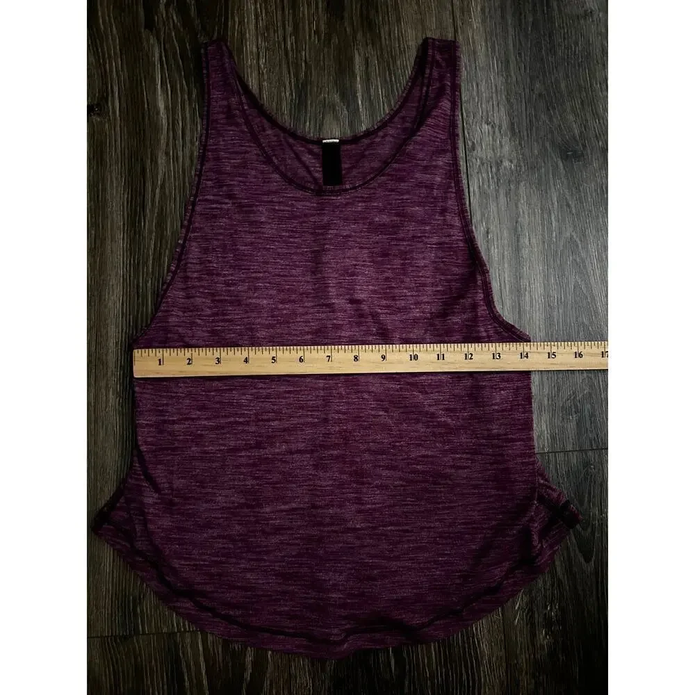Lululemon Tank Top Womens Sz 4 Heather Purple Yoga Athleisure Running